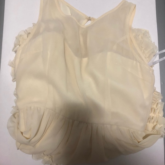 Honey Chiffon Dress Ivory - Picture 3 of 6